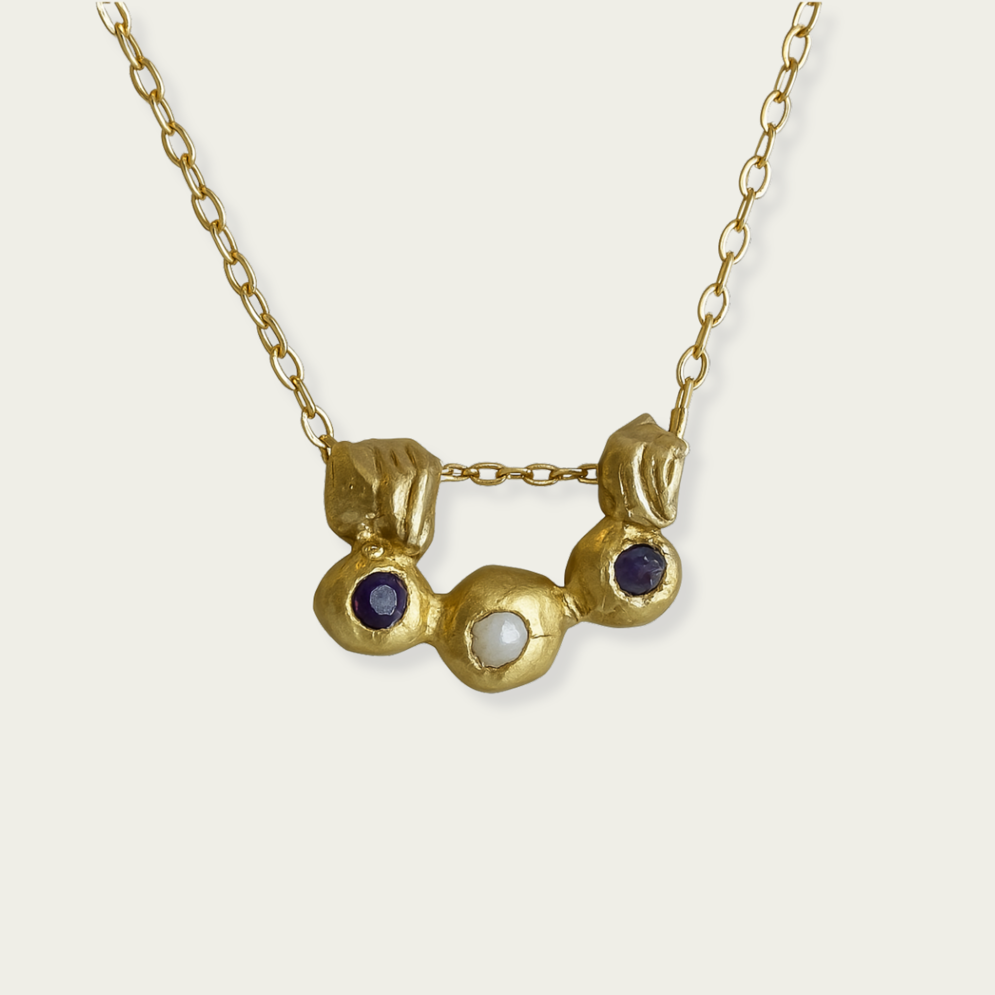 Three Stone necklace