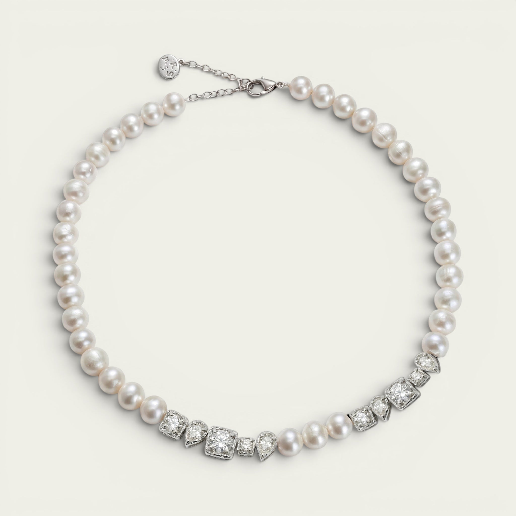 Espuma Silver necklace