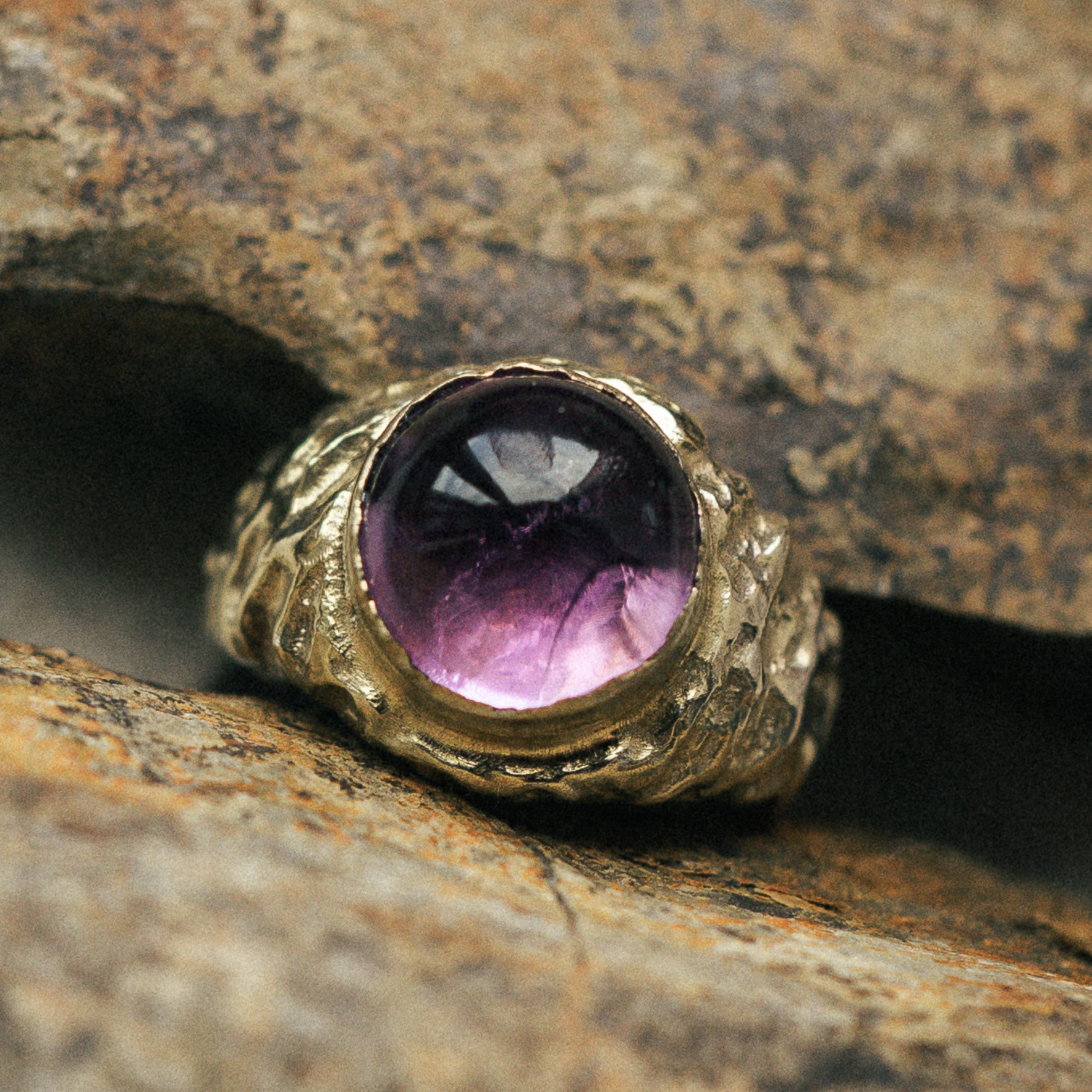 Ancient Gem of Bohemia Ring