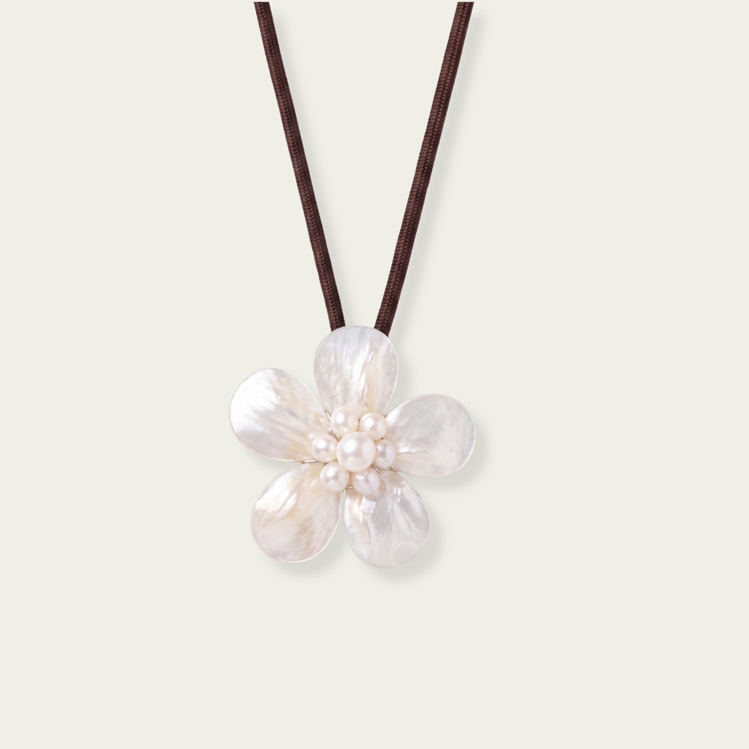 Massive Flower Pearl Necklace