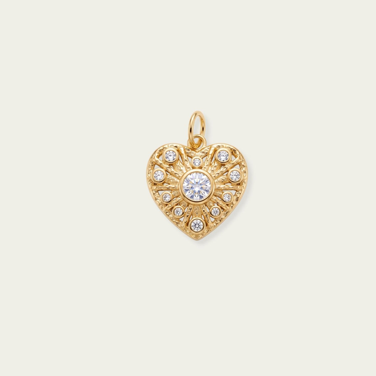 Gold Heart Charm