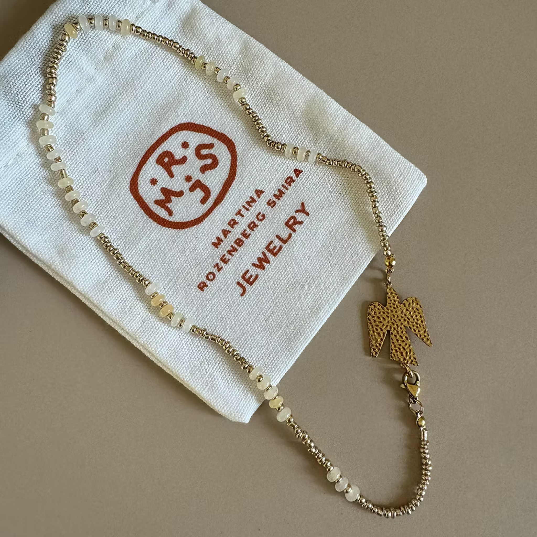 Swallow Gemstone necklace
