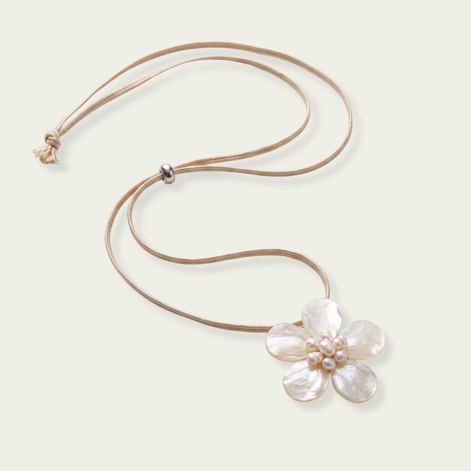 Massive Flower Pearl Necklace