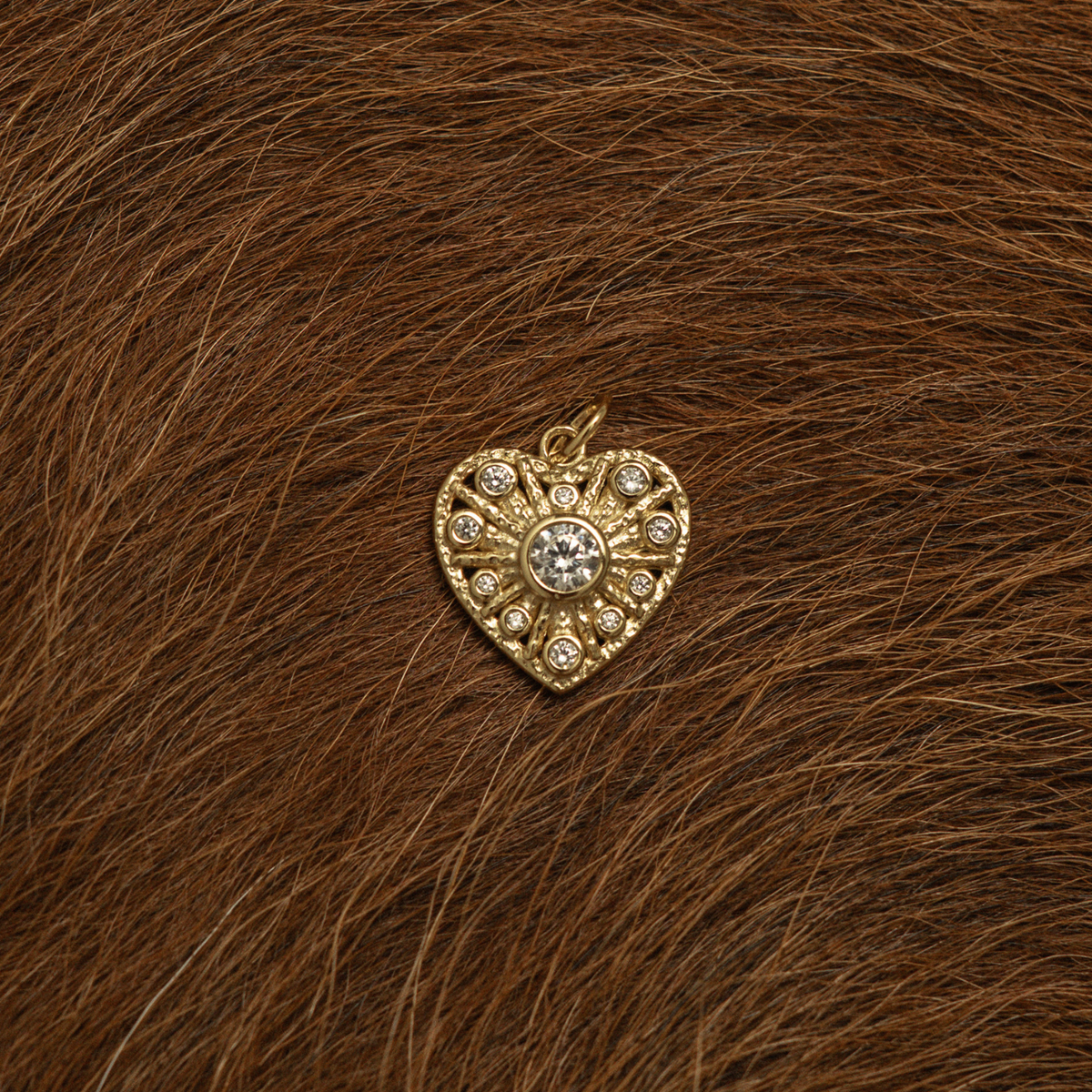 Gold Heart Charm