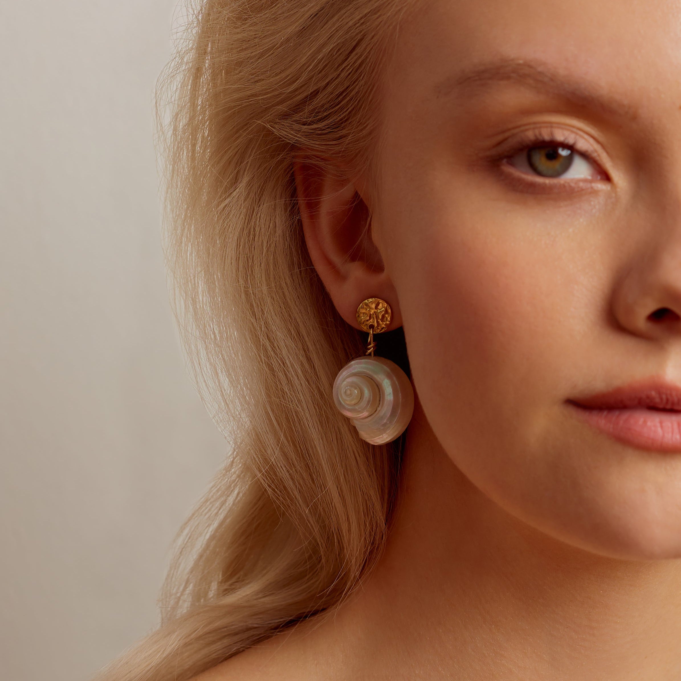 Spiral Shell earrings