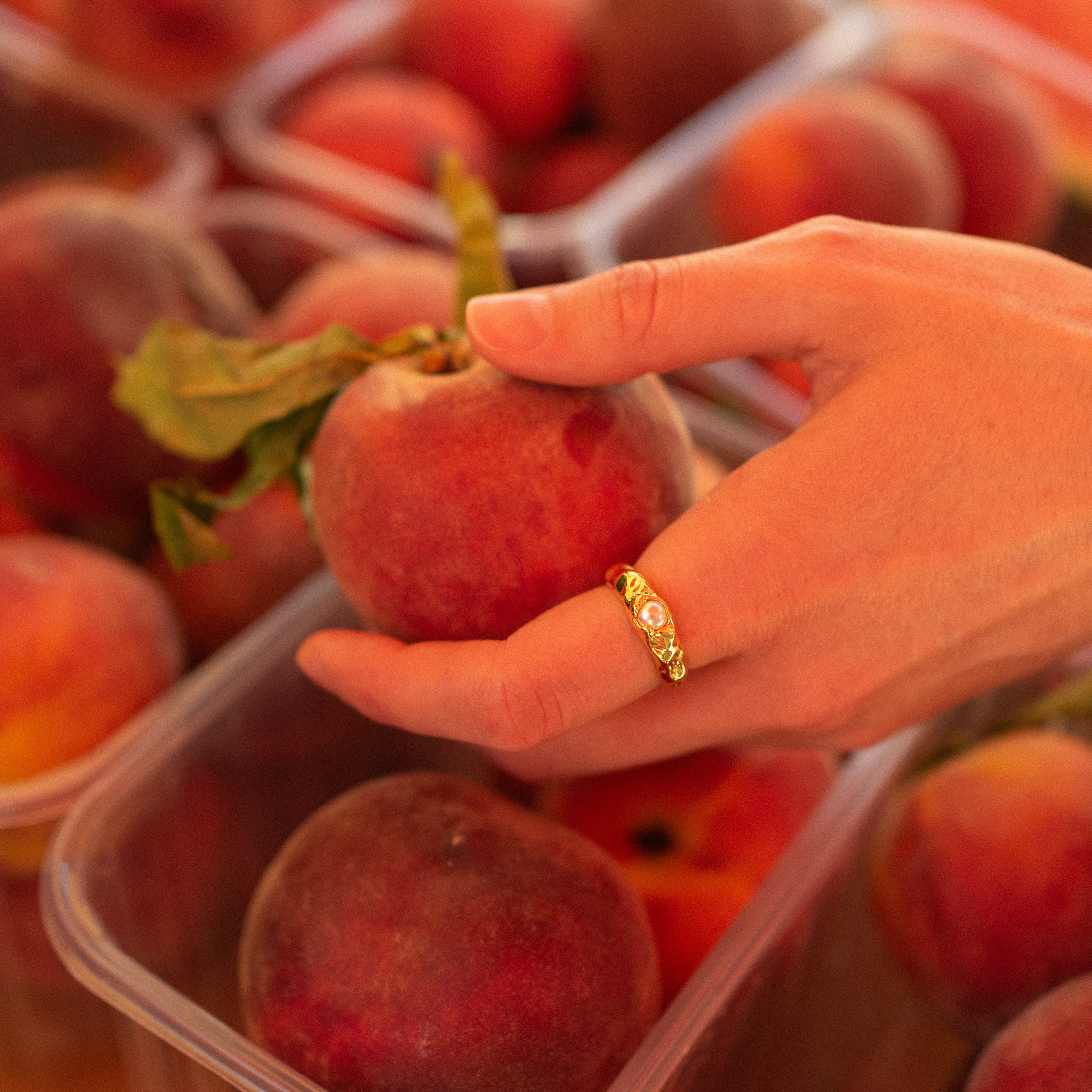 Hidden Pearl ring