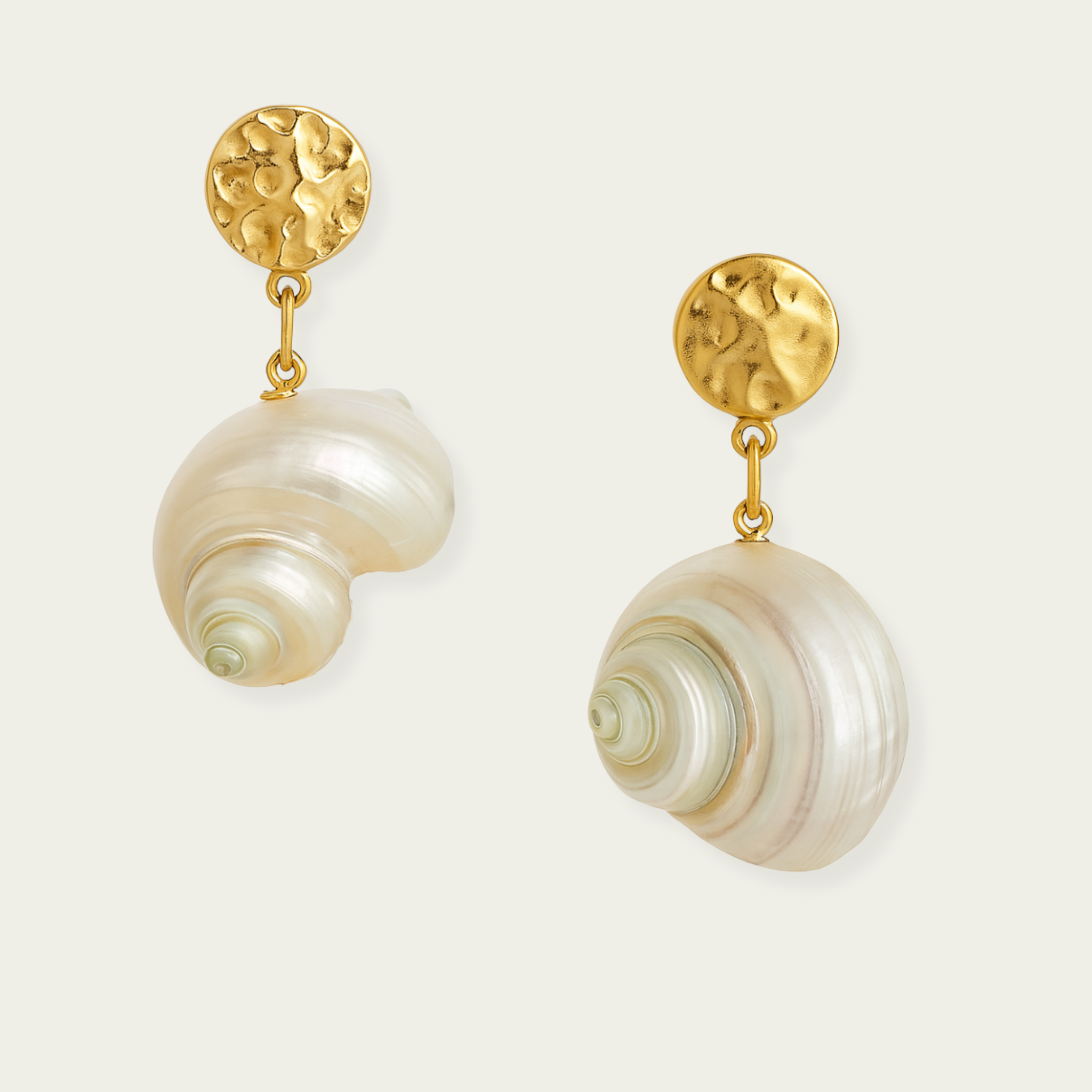 Spiral Shell earrings