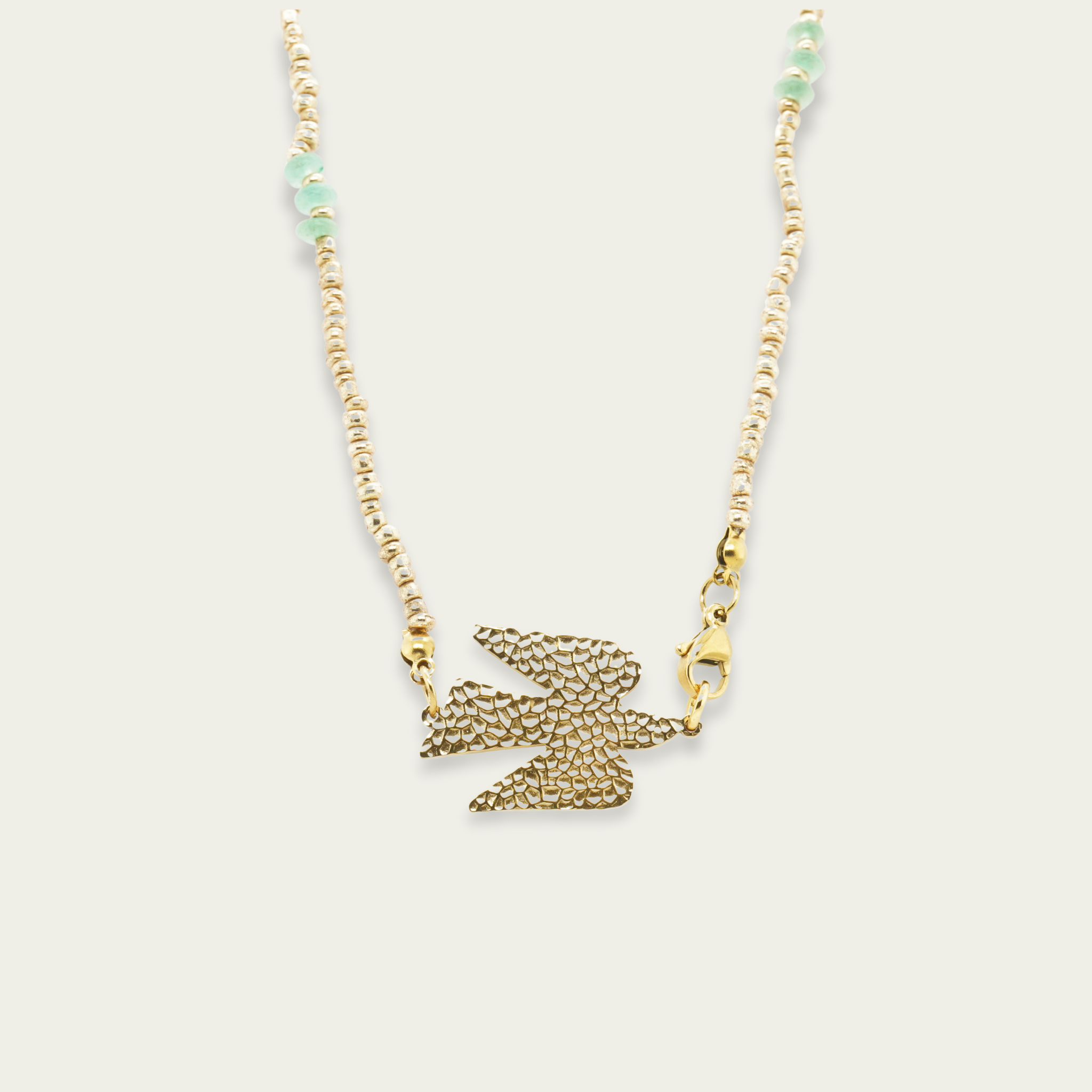 Swallow Gemstone necklace