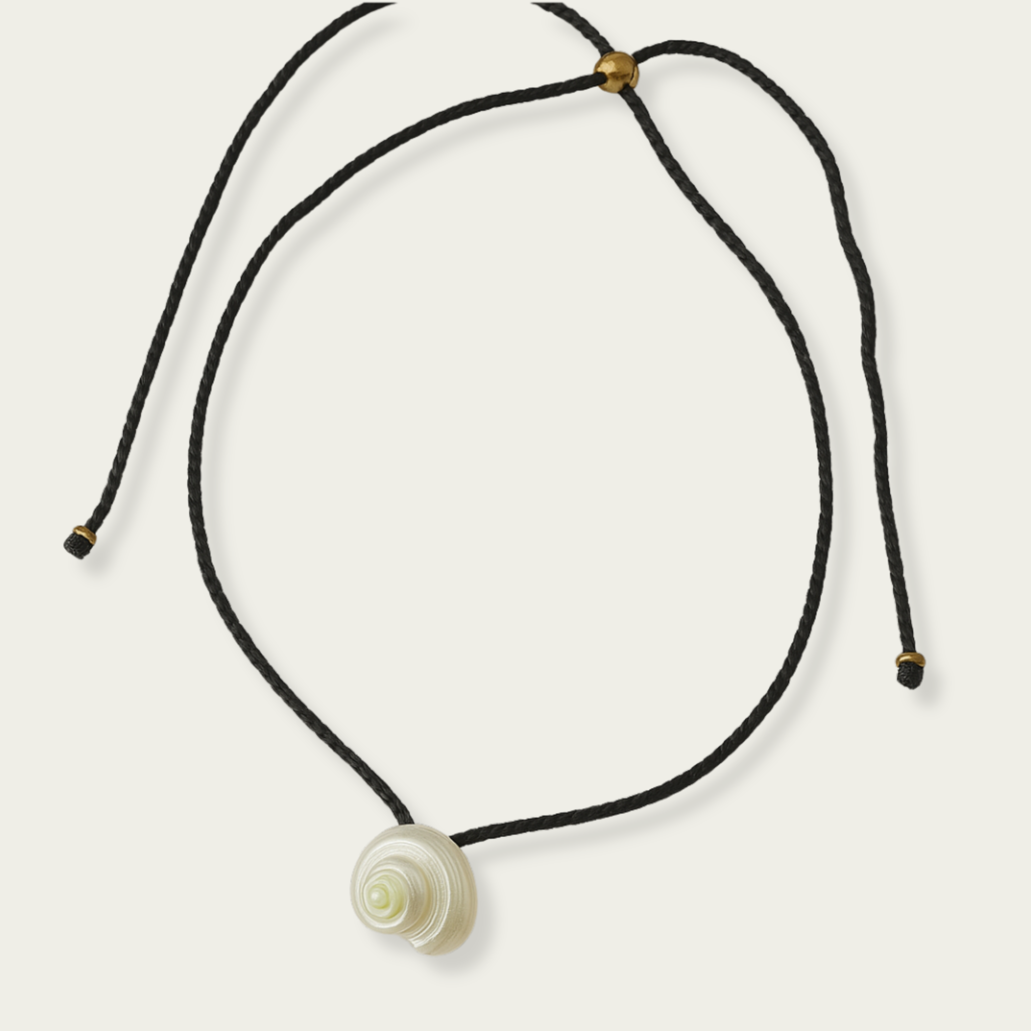 Simple Spiral Shell necklace