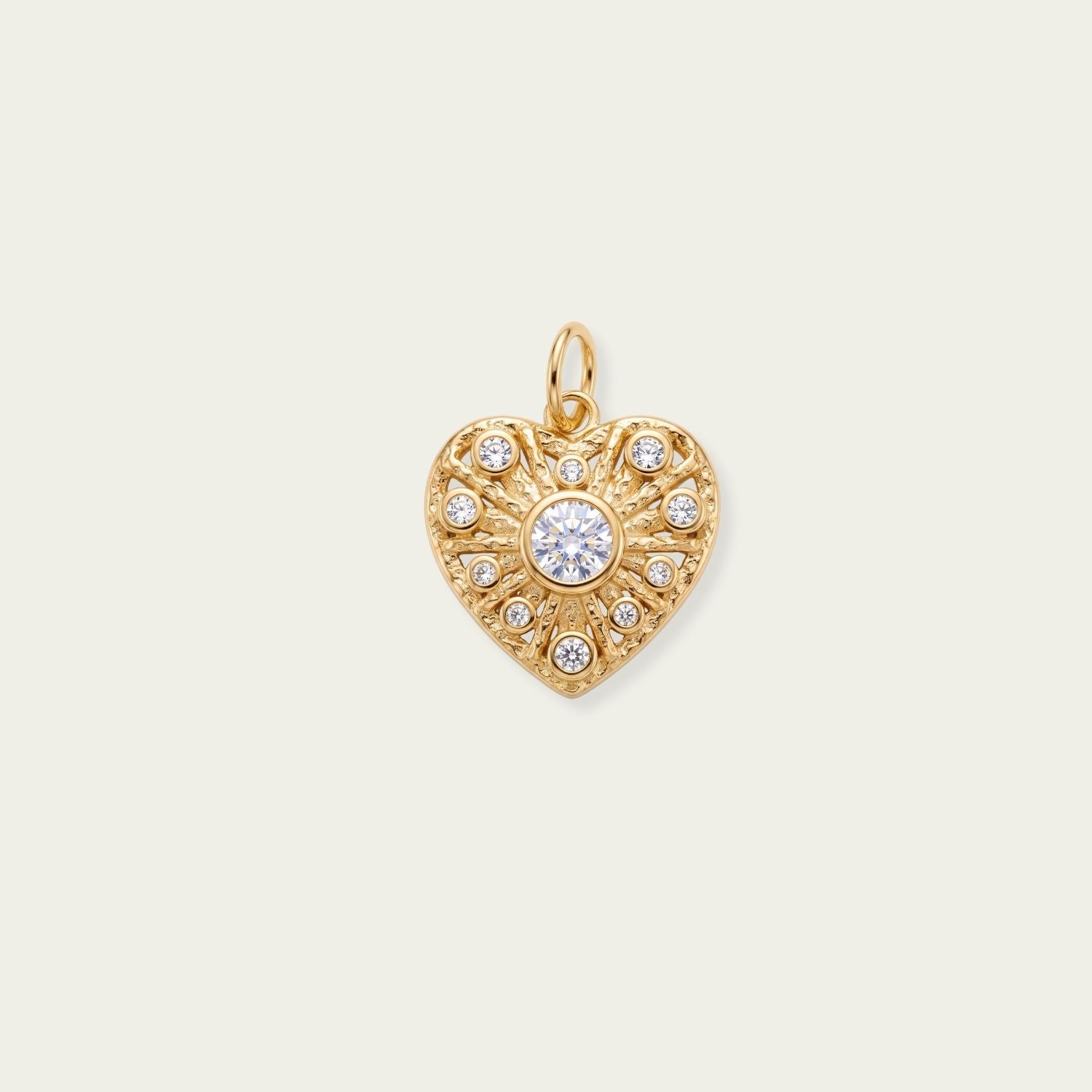Gold Heart Charm
