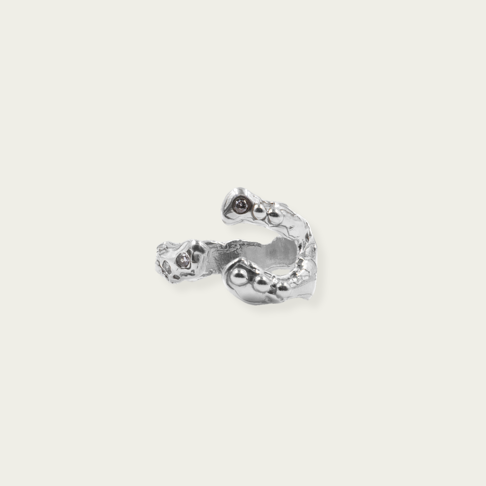 Raw Curve ring