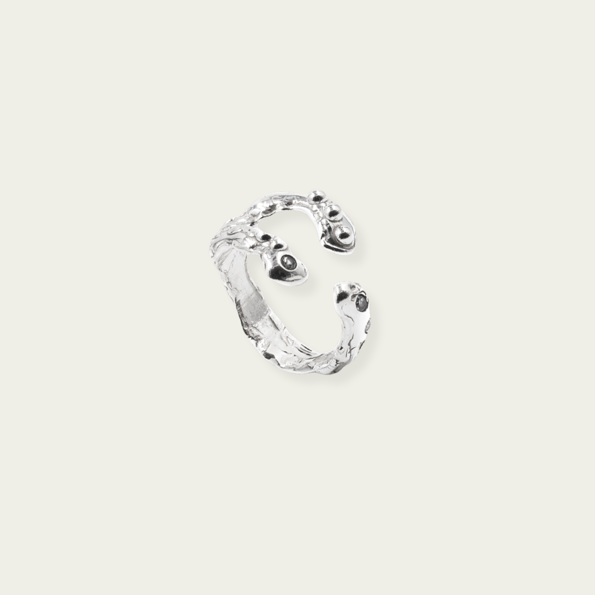 Raw Curve ring