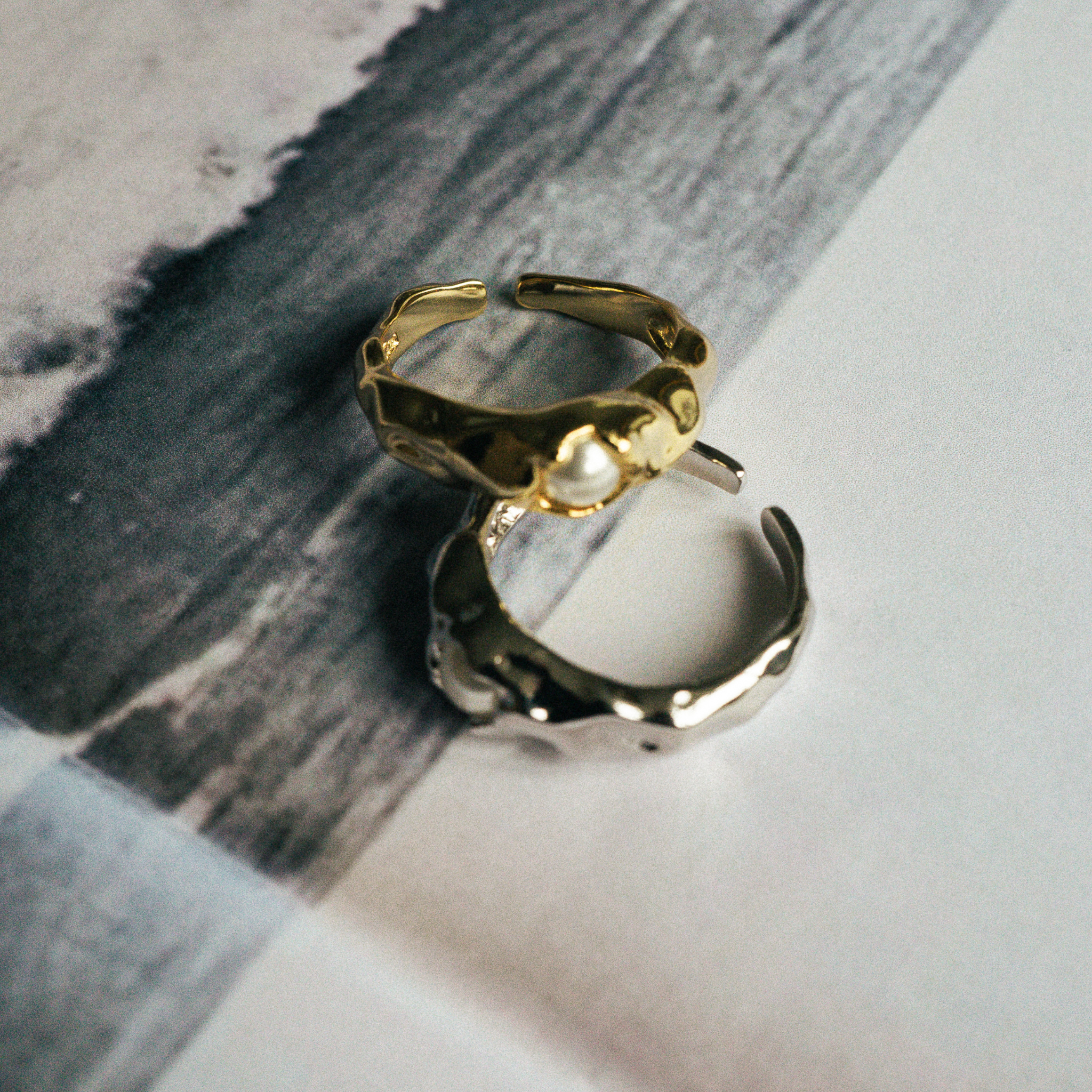 Hidden Pearl ring