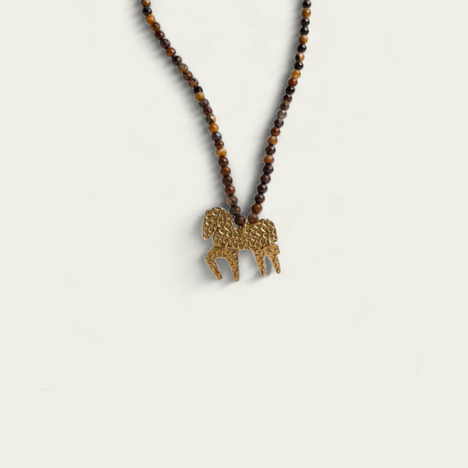 Gemstone Horse Necklace
