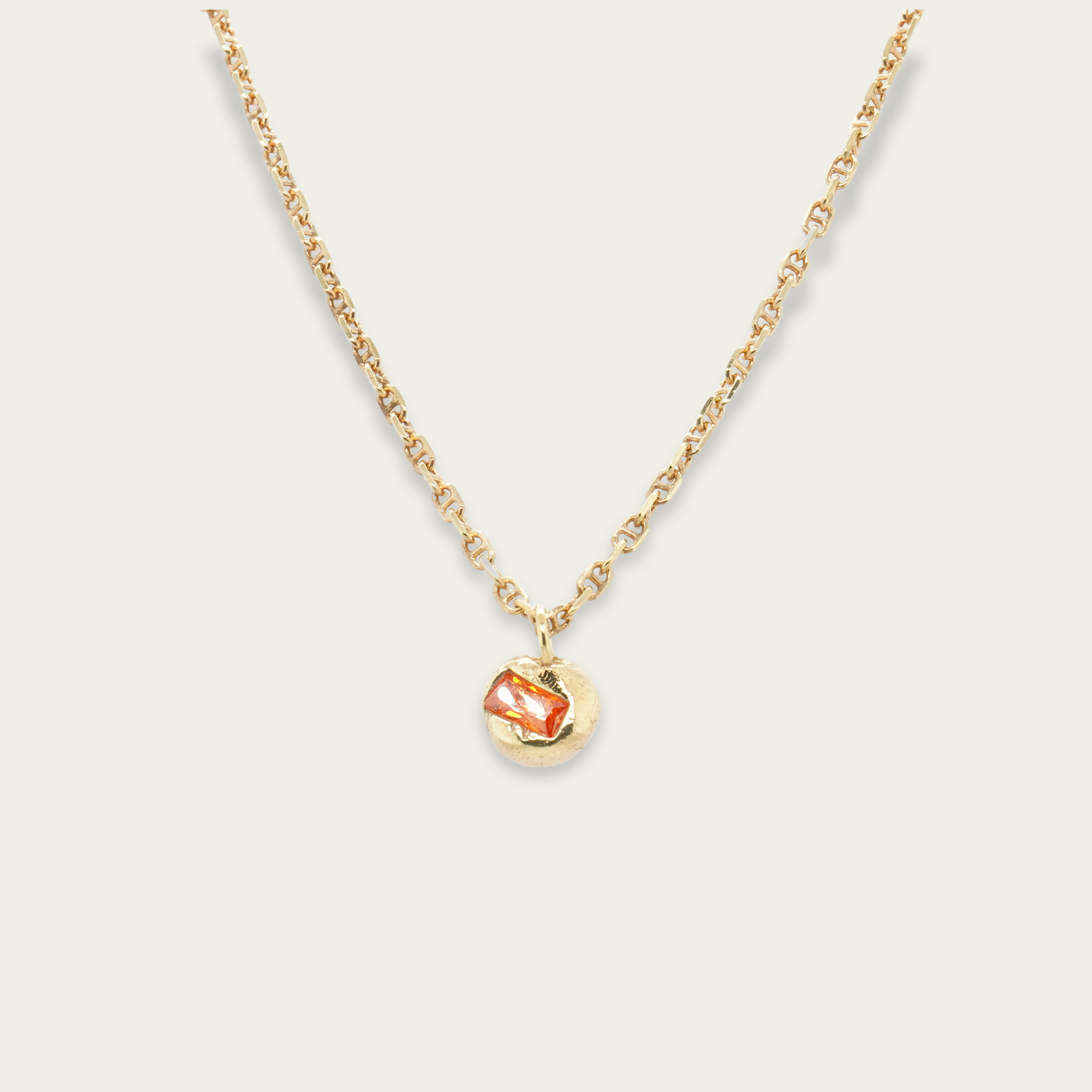 The Orange Stone necklace