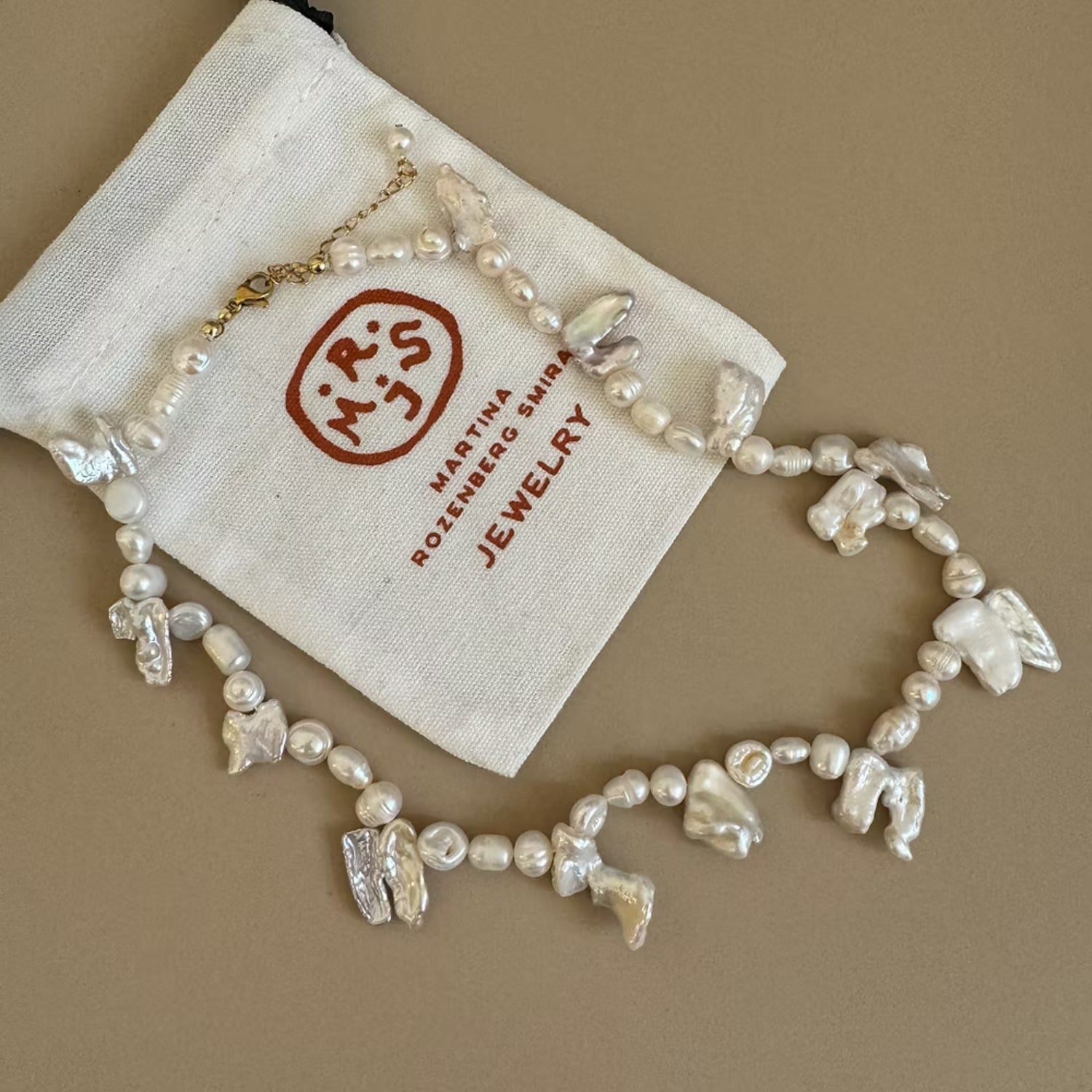Butterfly Pearl necklace