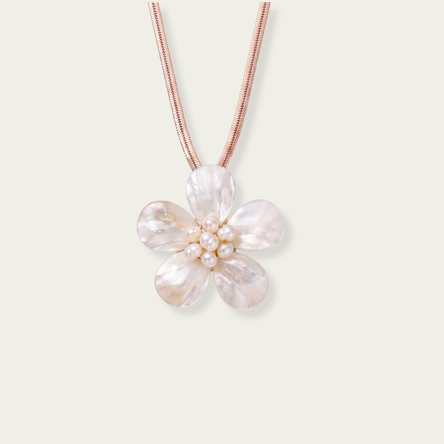 Massive Flower Pearl necklace