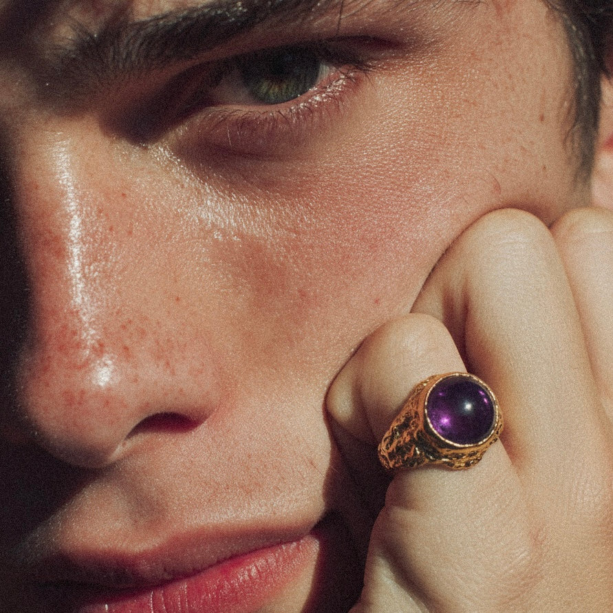 Ancient Gem of Bohemia Ring