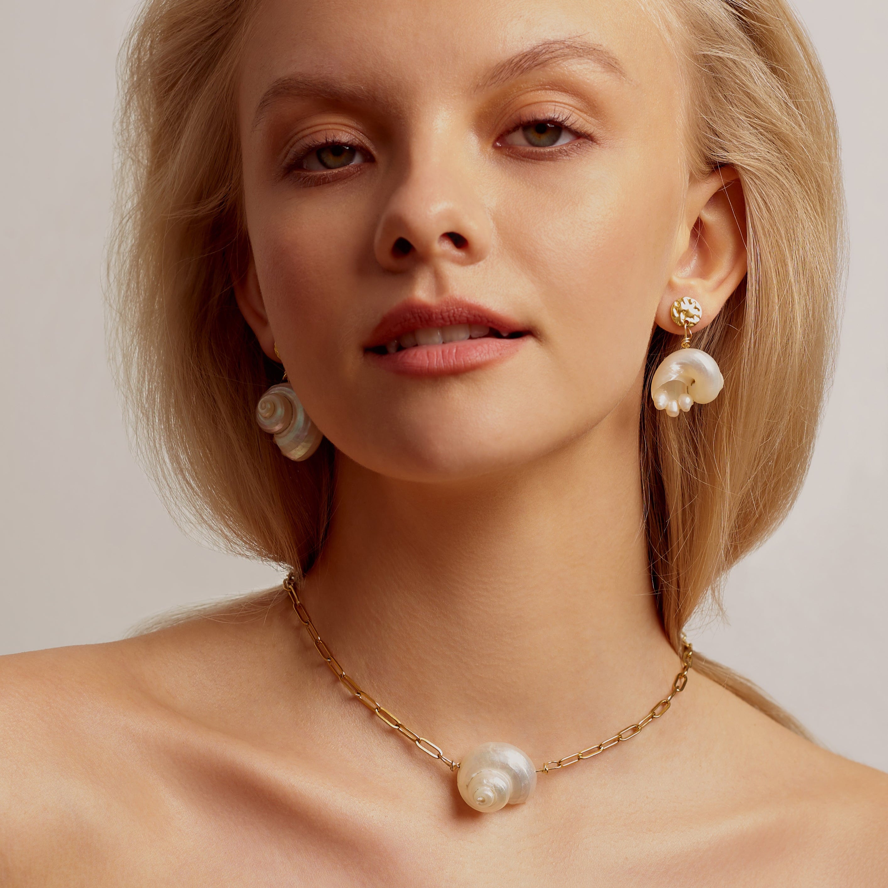 Spiral Shell earrings