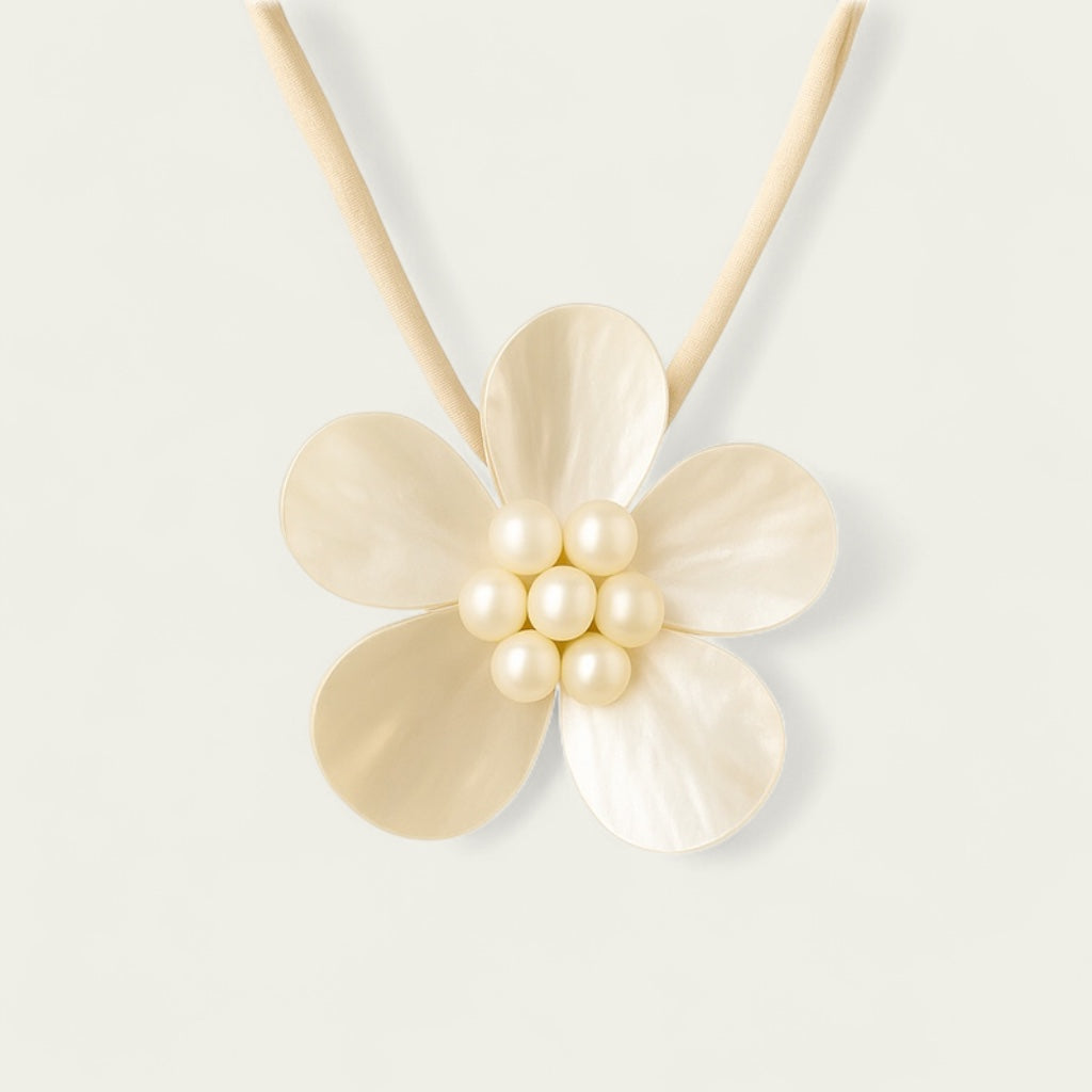Massive Flower Pearl Necklace