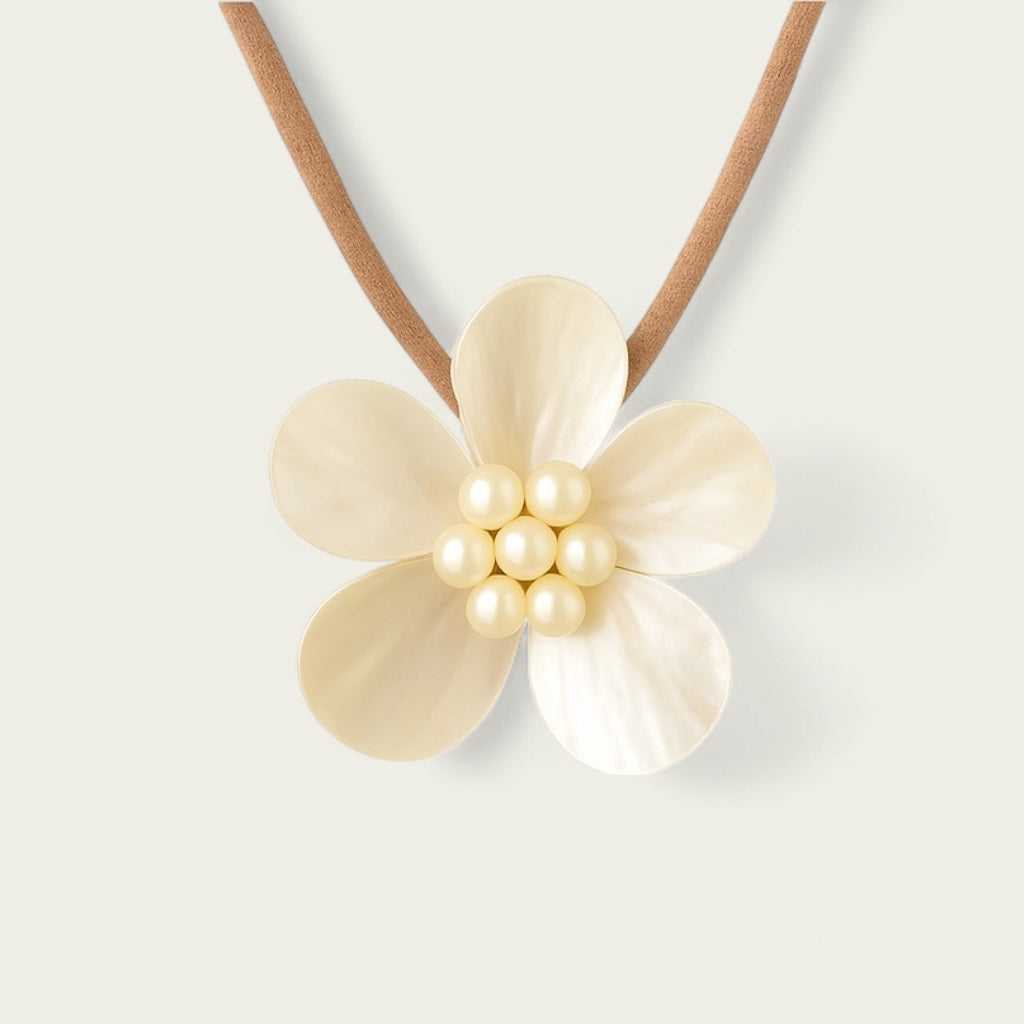 Massive Flower Pearl Necklace