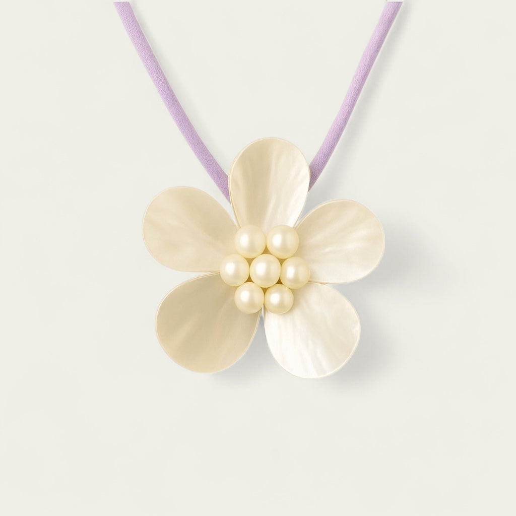 Massive Flower Pearl Necklace